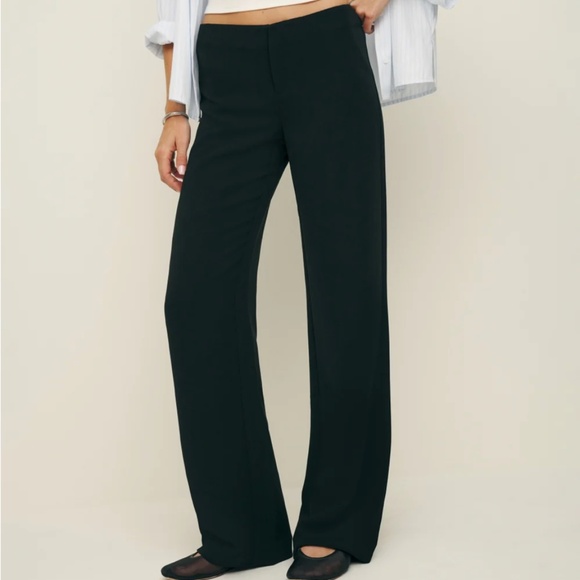 Reformation Vida Low Rise Pant - Picture 1 of 6